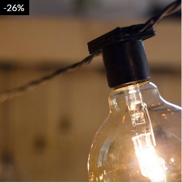 Elétrica Santa Ifigênia | Materiais Elétricos - Festão Cordão para 100  Lâmpadas E27 100 Metros