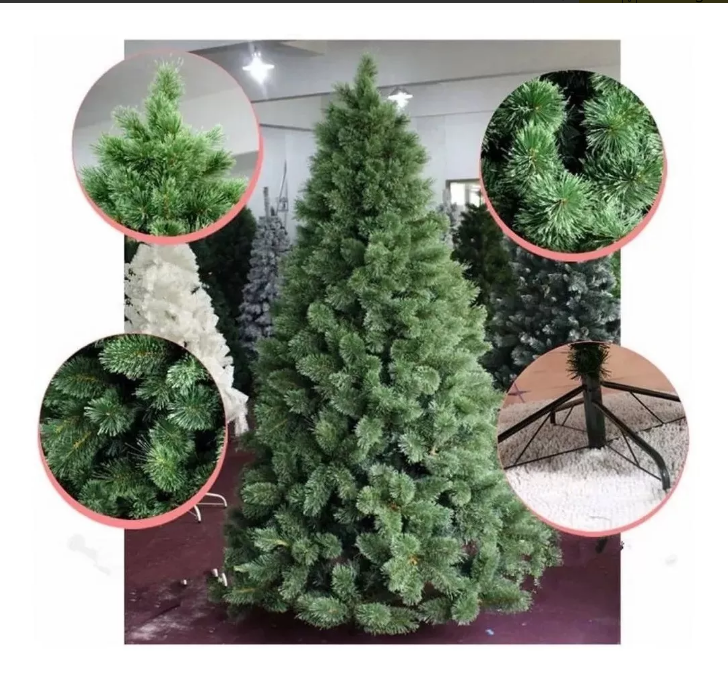 Elétrica Santa Ifigênia | Materiais Elétricos - Árvore Pinheiro De Natal  Luxo Verde Nevada 180cm